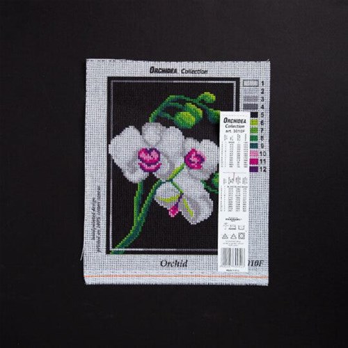 Needlepoint Canvas For Halfstitch W/O Yarn Orchid