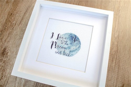 Cross Stitch Kit Love You To The Moon