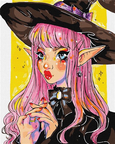Paint By Numbers Kit The Witch