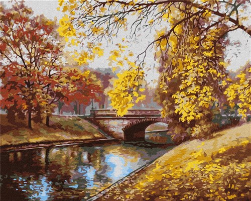 Paint By Numbers Kit Autumn Landscape