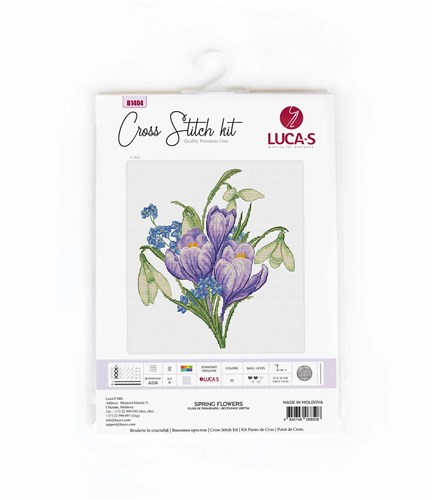 Spring Flowers Cross Stitch Kit