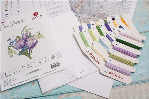 Spring Flowers Cross Stitch Kit