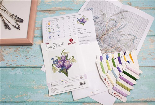 Spring Flowers Cross Stitch Kit
