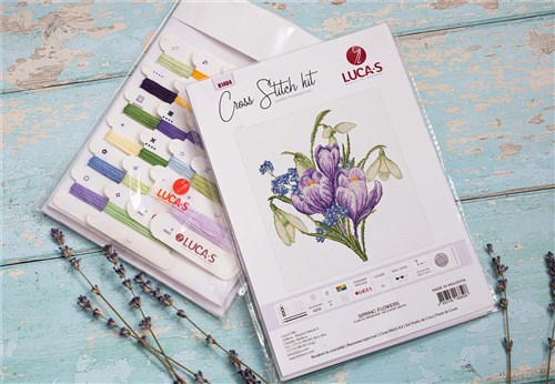 Spring Flowers Cross Stitch Kit