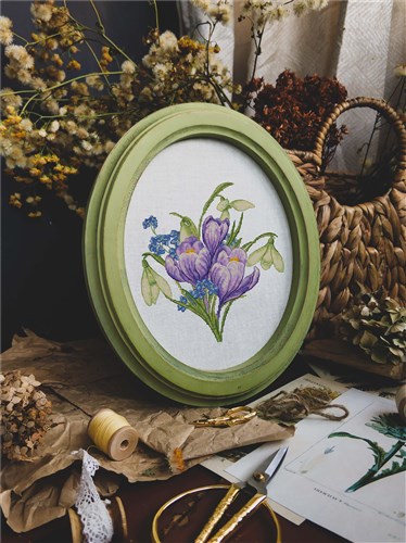 Spring Flowers Cross Stitch Kit