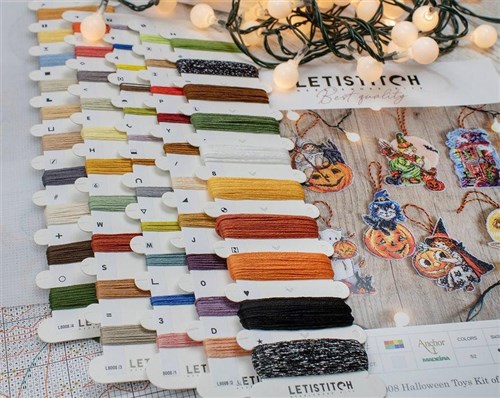 Cross Stitch Kit Halloween Ornaments