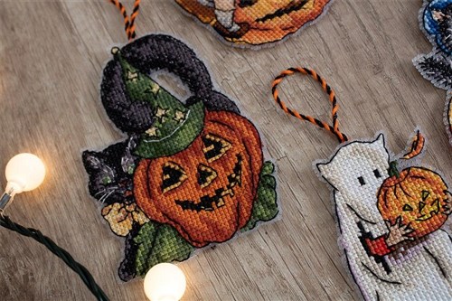 Cross Stitch Kit Halloween Ornaments