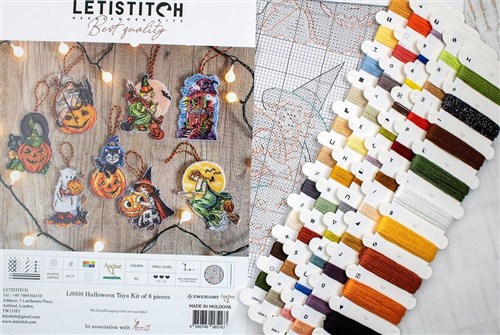 Cross Stitch Kit Halloween Ornaments