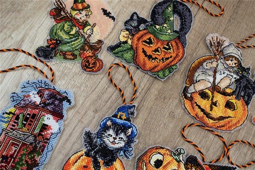 Cross Stitch Kit Halloween Ornaments