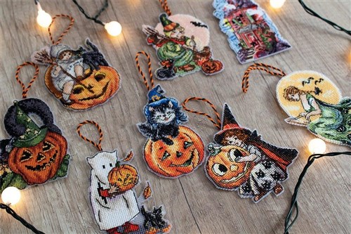Cross Stitch Kit Halloween Ornaments