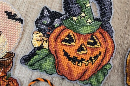 Cross Stitch Kit Halloween Ornaments