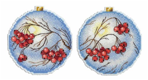 Christmas Tree Decoration - Rowan Plastic Canvas Cross Stitch Kit