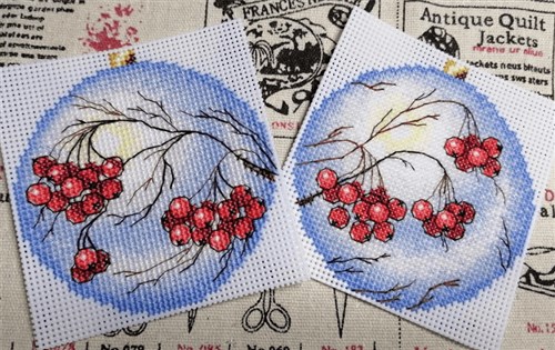 Christmas Tree Decoration - Rowan Plastic Canvas Cross Stitch Kit