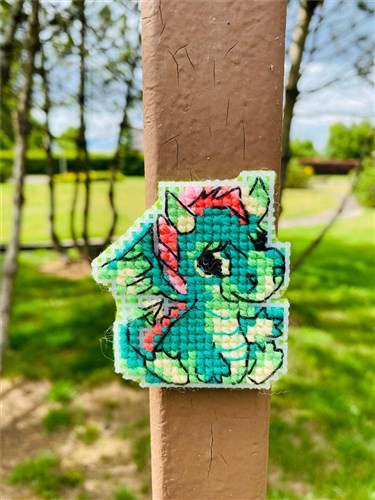 Little Dragons Cross Stitch Kit