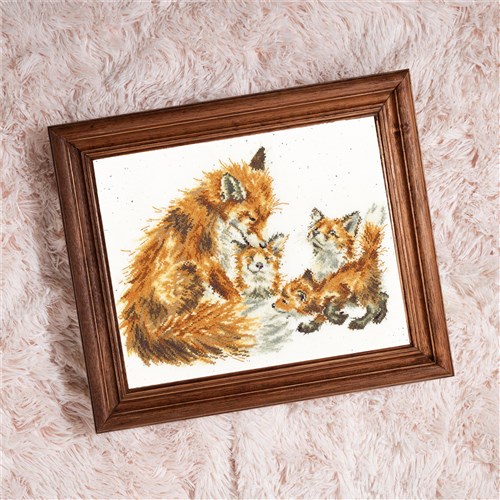 The Bedtime Kiss Cross Stitch Kit