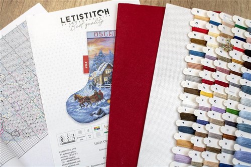 Christmas Eve Stocking Cross Stitch Kit