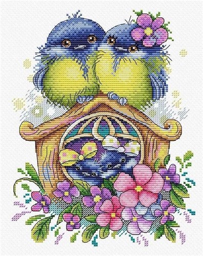 Happy Family Cross Stitch Kit