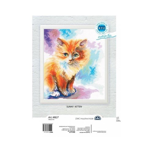 Sunny Kitten Cross Stitch Kit