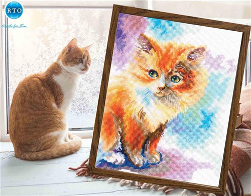Sunny Kitten Cross Stitch Kit