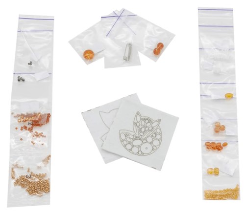 Fox Brooch Beadwork Kit