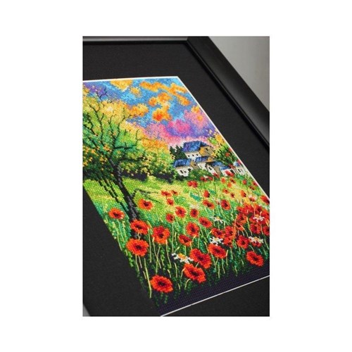 Run Away Poppies Cross Stitch Kit