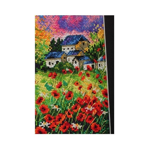 Run Away Poppies Cross Stitch Kit