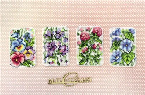 Flower Symphony Plastic Canvas Cross Stitch Kit