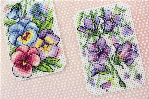 Flower Symphony Plastic Canvas Cross Stitch Kit
