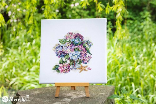 Hydrangea Cross-Stitch Kit