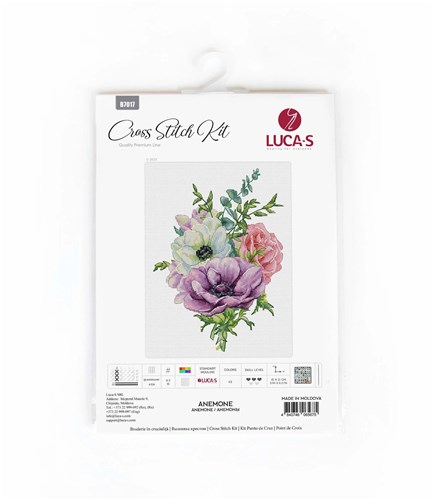 Anemone Cross-Stitch Kit