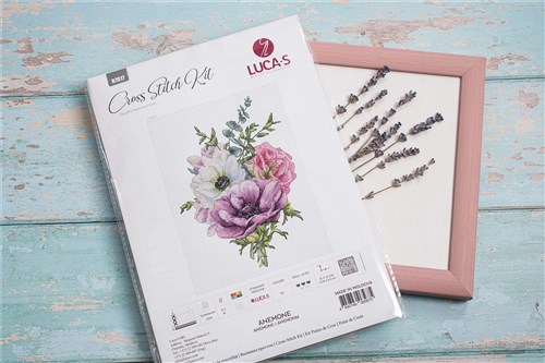 Anemone Cross-Stitch Kit