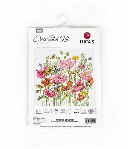 August Bouquet Cross Stitch Kit