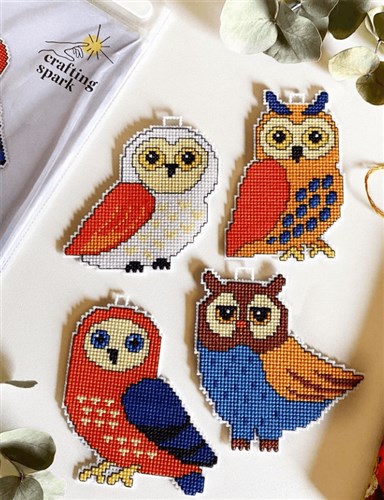 Owls Cross Stitch Kit