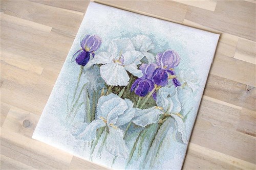 Irises Cross-Stitch Kit