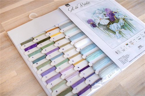 Irises Cross-Stitch Kit