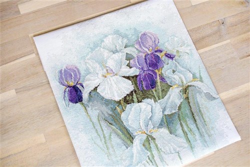 Irises Cross-Stitch Kit