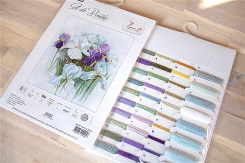 Irises Cross-Stitch Kit