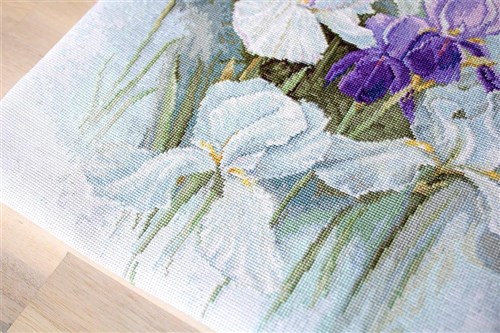 Irises Cross-Stitch Kit