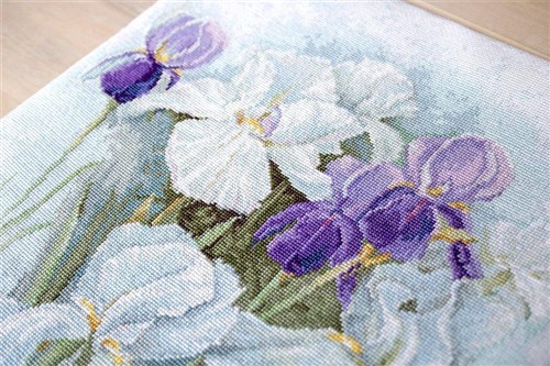 Irises Cross-Stitch Kit