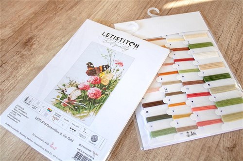 Butterflies In The Field Cross Stitch Kit