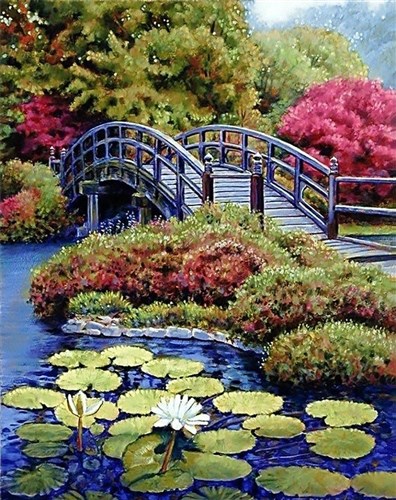 Japanese Garden Diamond Painting Kit
