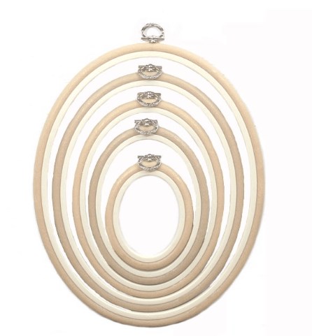 Oval Flexi Hoop Nurge - Sand