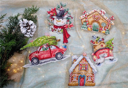 Christmas Ornaments Cross Stitch Kit
