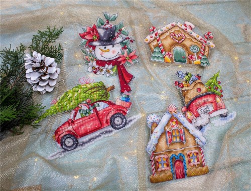 Christmas Ornaments Cross Stitch Kit