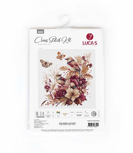 Thre Birds-Autumn B2419L Counted Cross-Stitch Kit
