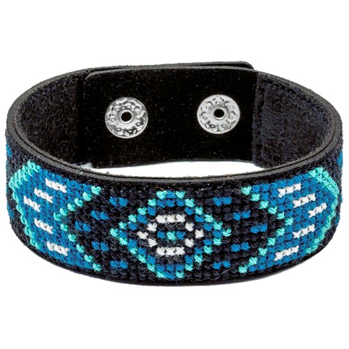 Bracelet Cross Stitch Kit On Artificial Leather