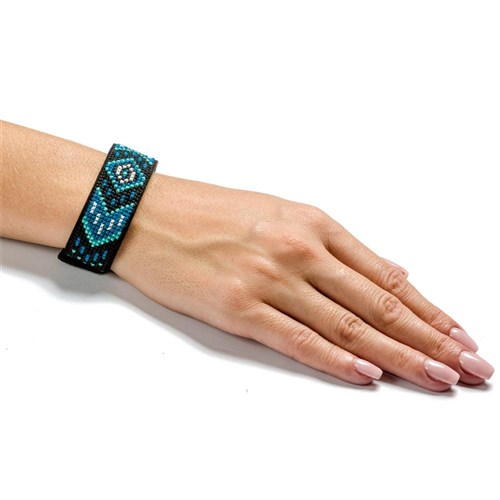 Bracelet Cross Stitch Kit On Artificial Leather