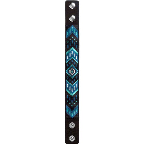 Bracelet Cross Stitch Kit On Artificial Leather