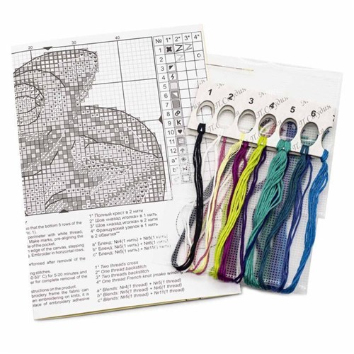 Curious Chameleon Cross Stitch Kit