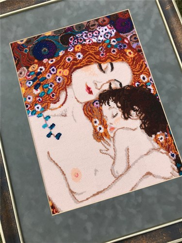 Klimt`s Motherly Love Cross Stitch Kit
